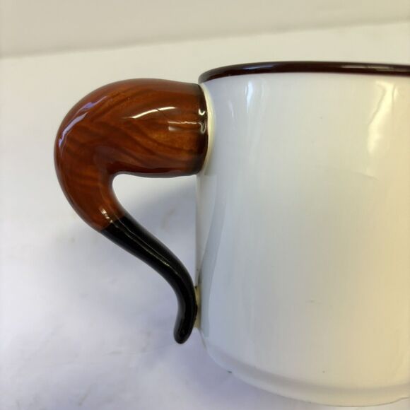 Vintage Lefton Mom & Dad Mugs Boot & Pipe Handles Novelty Cups - Picture 5 of 10